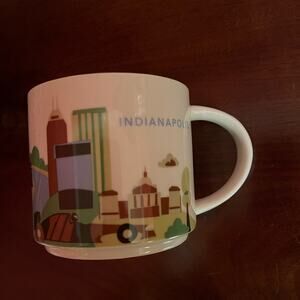 2014 Starbucks INDIANAPOLIS Coffee Mug Cup You Are Here Collection